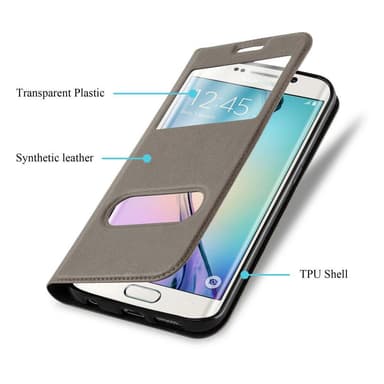 Lompakkokotelo Samsung Galaxy S6 EDGE PLUS Case