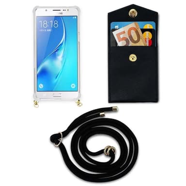 Samsung Galaxy J7 2016 Suojakuori Kotelo (Musta)