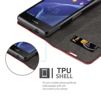 Sony Xperia Z2 COMPACT Suojakuori Lompakkokotelo