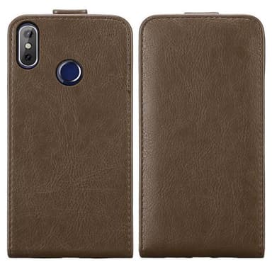 Cubot J3 PRO Suojakuori Lompakkokotelo (Ruskea)