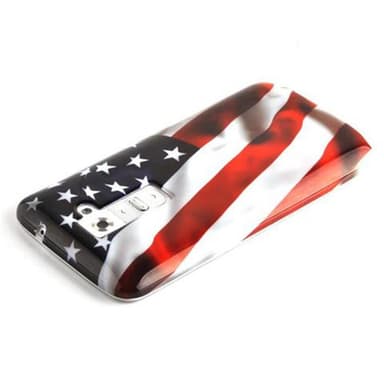 LG G2 Suojakuori Case Cover (Punainen)