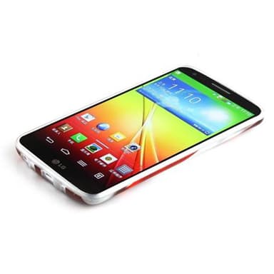 LG G2 Suojakuori Case Cover (Punainen)