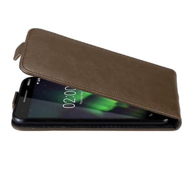 Nokia 2.1 Suojakuori Lompakkokotelo (Ruskea)