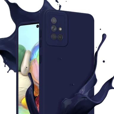 Samsung Galaxy A71 4G Suojakuori Kotelo (Sininen)