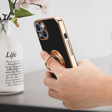iPhone 13 Suojakuori Kotelo (Musta)