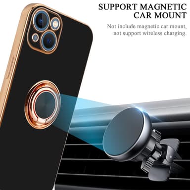 iPhone 13 Suojakuori Kotelo (Musta)