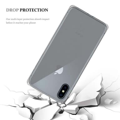 iPhone XS MAX Suojakuori Kotelo (Läpinäkyvä)
