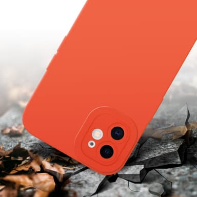 iPhone 12 Suojakuori Kotelo (Oranssi)