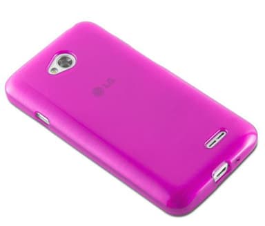 LG L70 (1. SIM) Suojakuori Kotelo (Vaaleanpunainen)