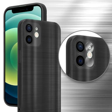 Suojakuori iPhone 12 MINI Kotelo (Musta)