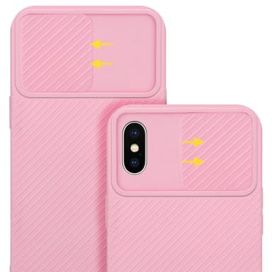 iPhone XS MAX Suojakuori Kotelo (Vaaleanpunainen)