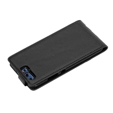 Huawei P10 PLUS Suojakuori Lompakkokotelo (Musta)