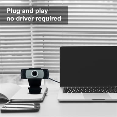Verkkokamera 1080P ja mikrofoni USB 2.0
