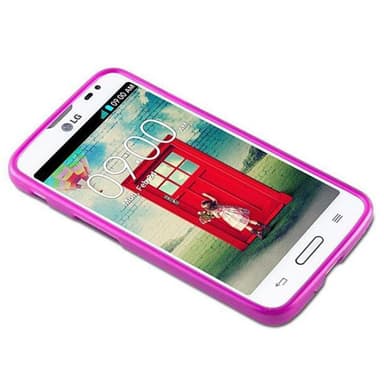 LG L70 (1. SIM) Suojakuori Kotelo (Vaaleanpunainen)