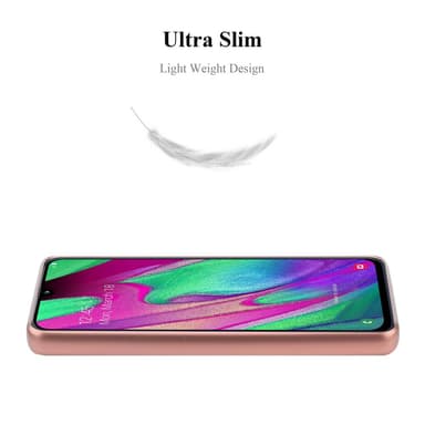 Samsung Galaxy A40 Suojakuori Kotelo (Vaaleanpunainen)