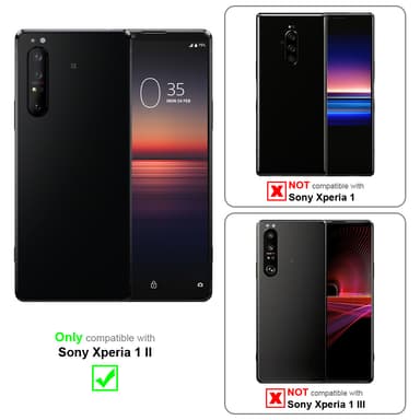 Sony Xperia 1 II Suojakuori Lompakkokotelo (harmaa)