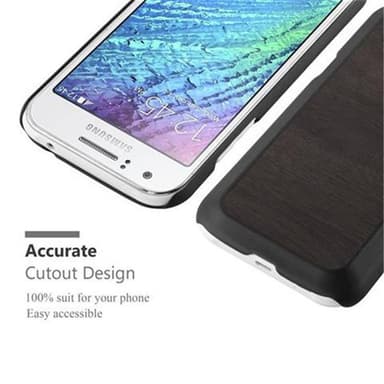 Samsung Galaxy J1 2015 Suojakuori Kotelo (Musta)