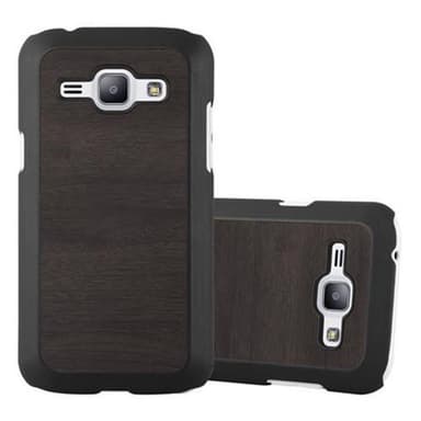 Samsung Galaxy J1 2015 Suojakuori Kotelo (Musta)