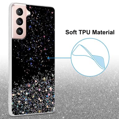 Samsung Galaxy S21 5G Suojakuori Kotelo (Musta)