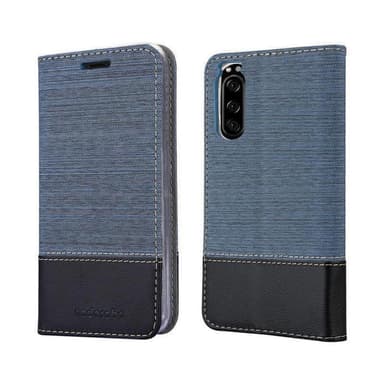 Sony Xperia 1 II Suojakuori Lompakkokotelo (Sininen)