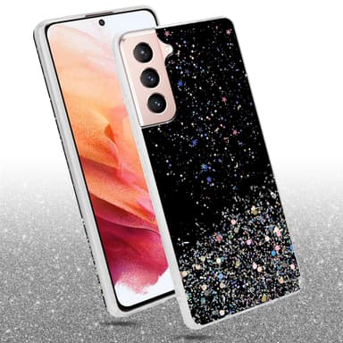 Samsung Galaxy S21 5G Suojakuori Kotelo (Musta)