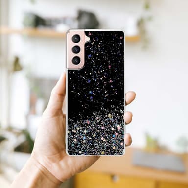 Samsung Galaxy S21 5G Suojakuori Kotelo (Musta)