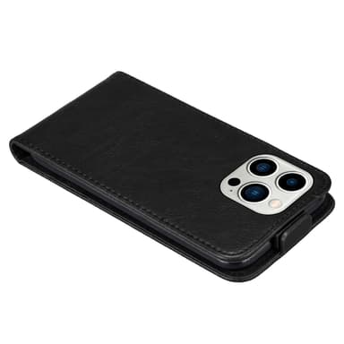 iPhone 14 PRO Suojakuori Lompakkokotelo (Musta)