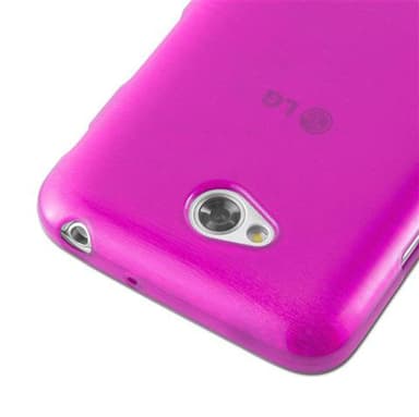 LG L70 (1. SIM) Suojakuori Kotelo (Vaaleanpunainen)