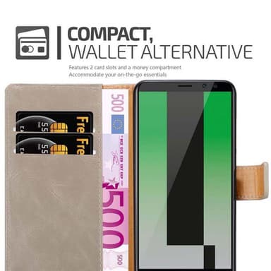 Huawei MATE 10 LITE Suojakuori Lompakkokotelo (Ruskea)