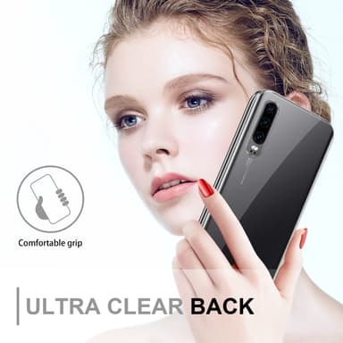 Huawei P30 Suojakuori Case Cover (Läpinäkyvä)
