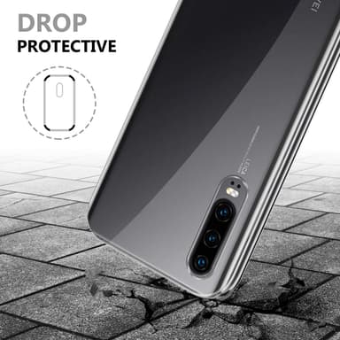 Huawei P30 Suojakuori Case Cover (Läpinäkyvä)