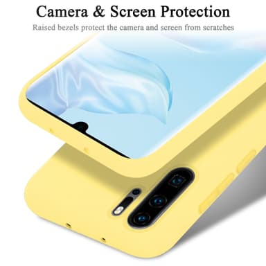 Huawei P30 PRO Suojakuori Kotelo Case (Keltainen)