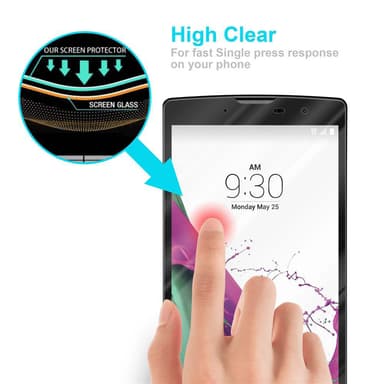 LG G4C / G4 MINI / MAGNA Näytönsuoja Karkaistu lasi