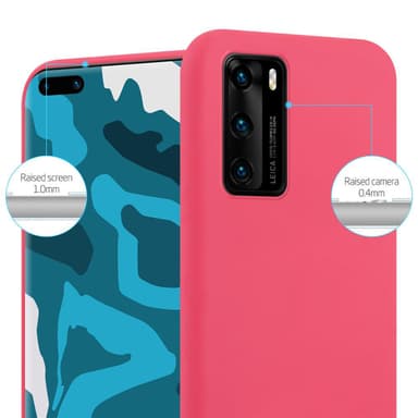 Suojakuori Huawei P40 Kotelo (Punainen)