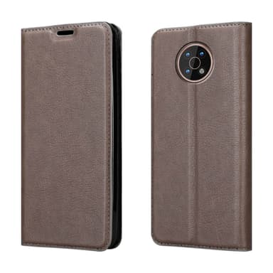 Nokia G50 5G Suojakuori Lompakkokotelo (Ruskea)