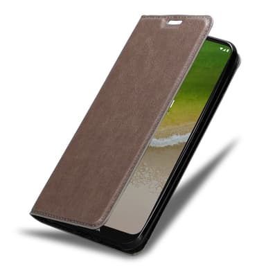 Nokia G50 5G Suojakuori Lompakkokotelo (Ruskea)