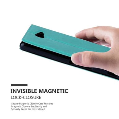 Lompakkokotelo Sony Xperia M2 / M2 AQUA Case (Turkoosi)
