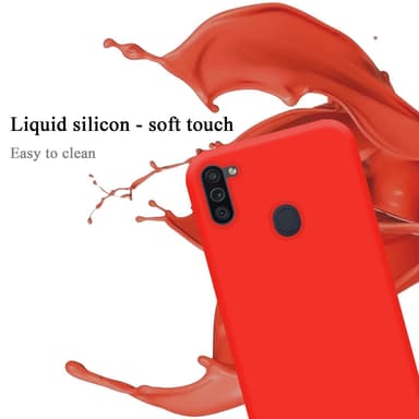 Samsung Galaxy A11 / M11 Suojakuori Kotelo (Punainen)