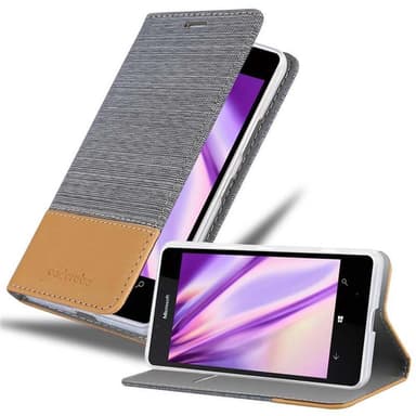 Nokia Lumia 950 Suojakuori Lompakkokotelo (harmaa)