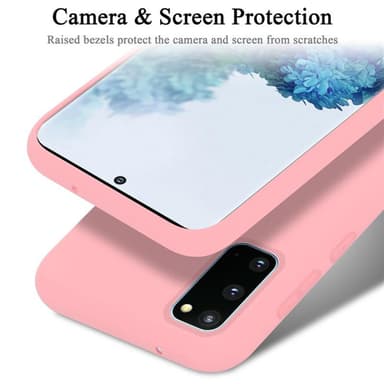 Samsung Galaxy S20 Suojakuori Kotelo (Vaaleanpunainen)
