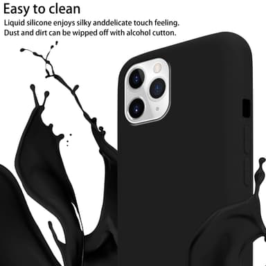 Suojakuori iPhone 11 PRO MAX Kotelo Ketju (Musta)