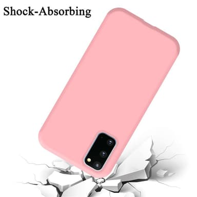 Samsung Galaxy S20 Suojakuori Kotelo (Vaaleanpunainen)