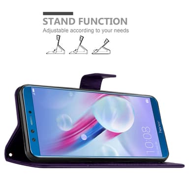 Honor 9X LITE Suojakuori Lompakkokotelo (Violetti)