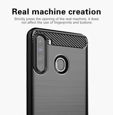 Suojakuori Samsung Galaxy A21 Kotelo (Musta)