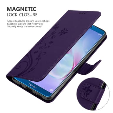 Honor 9X LITE Suojakuori Lompakkokotelo (Violetti)