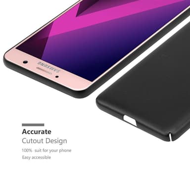 Samsung Galaxy A7 2017 Suojakuori Kotelo Cover (Musta)