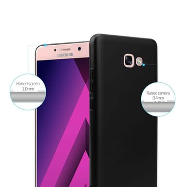 Samsung Galaxy A7 2017 Suojakuori Kotelo Cover (Musta)