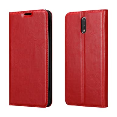 Nokia 2.3 Suojakuori Lompakkokotelo (Punainen)