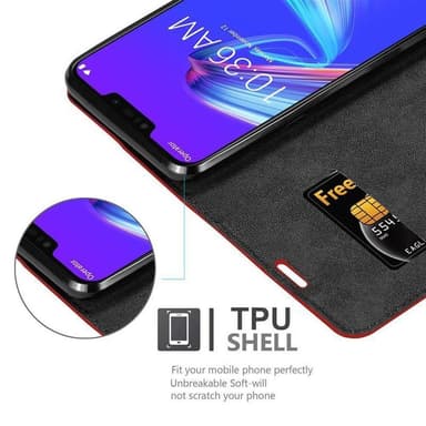 Asus ZenFone MAX M2 Suojakuori Lompakkokotelo