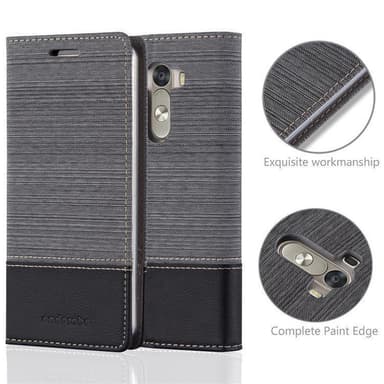 LG G3 Suojakuori Lompakkokotelo (harmaa)